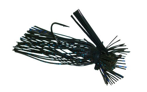 Jewel 1/2oz Football Jig - Black/Blue Flash 2pk