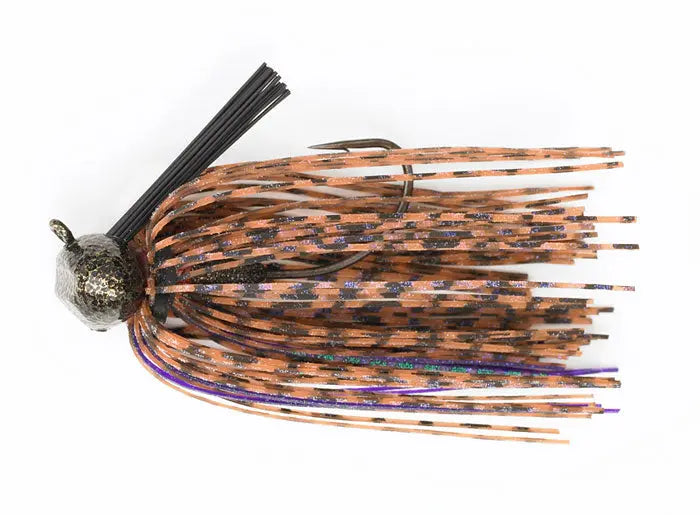 Jewel Heavy Cover Football Jig 5/8oz - Peanut Butter & Jelly 2pk Jewel Bait