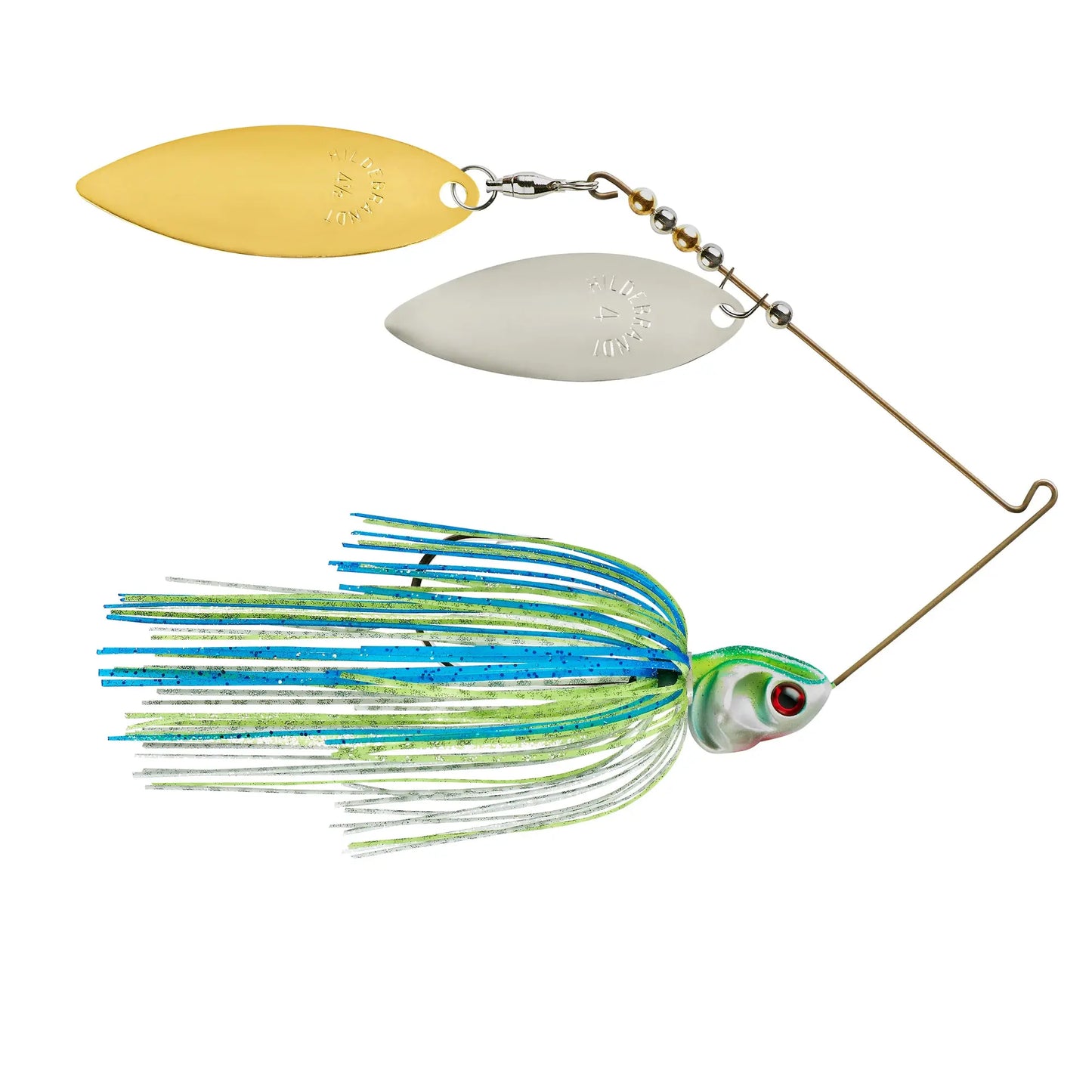 Booyah J.C. Covert 1/2oz N/G Will Wt/Chart/Blue - Lucky Lure Tackle