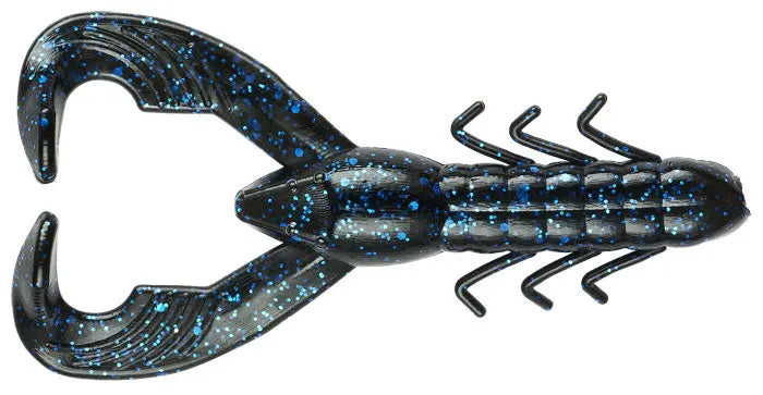 Yum Christie Craw 3.5'' - Black Blue Flake 8pk Yum