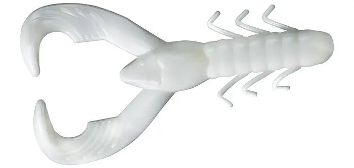 Yum Christie Craw 3.5'' - White 8pk - Lucky Lure Tackle