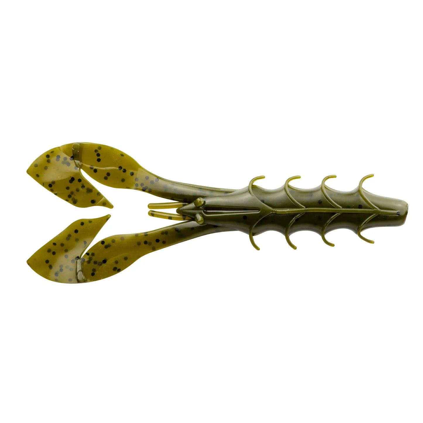 Yum Spine Craw 3.75'' Green Pumpkin 8pk - Lucky Lure Tackle