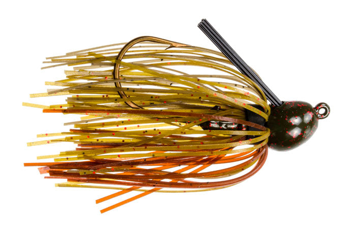 Strike King Bitsy Bug Mini Jig 1/4oz - Green Pumpkin