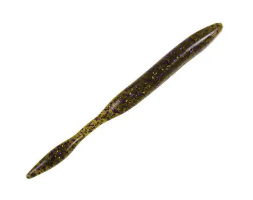 Strike King KVD Dream Shot 4" - Green Pumpkin Purple & Gold 10pk - Lucky Lure Tackle