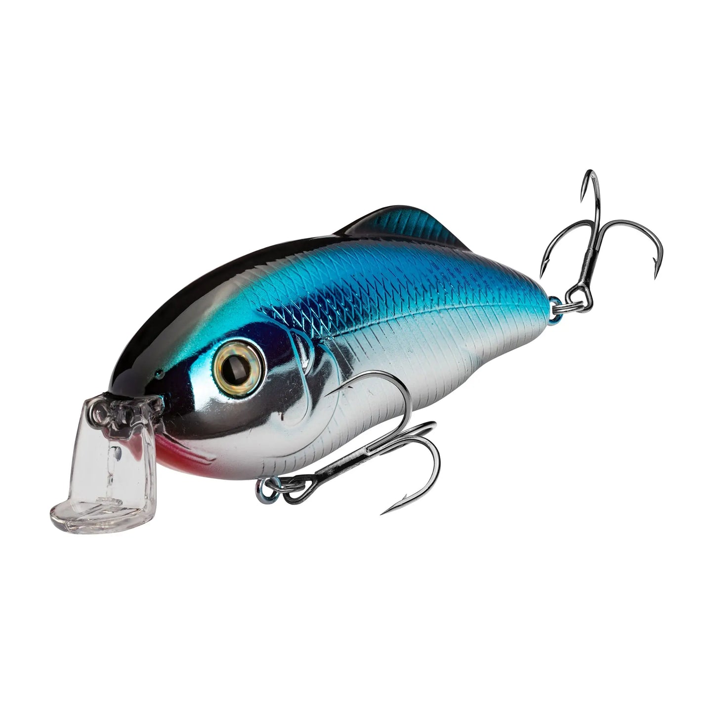 Strike King Hybrid Hunter Jr. Crankbait - Chrome/Blue Back Strike King
