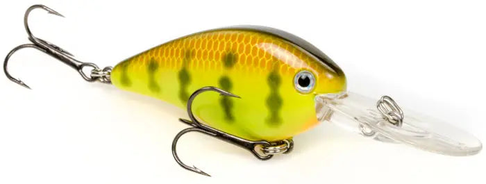 Strike King KVD 1.5 Flatside - Chartreuse Perch - Lucky Lure Tackle