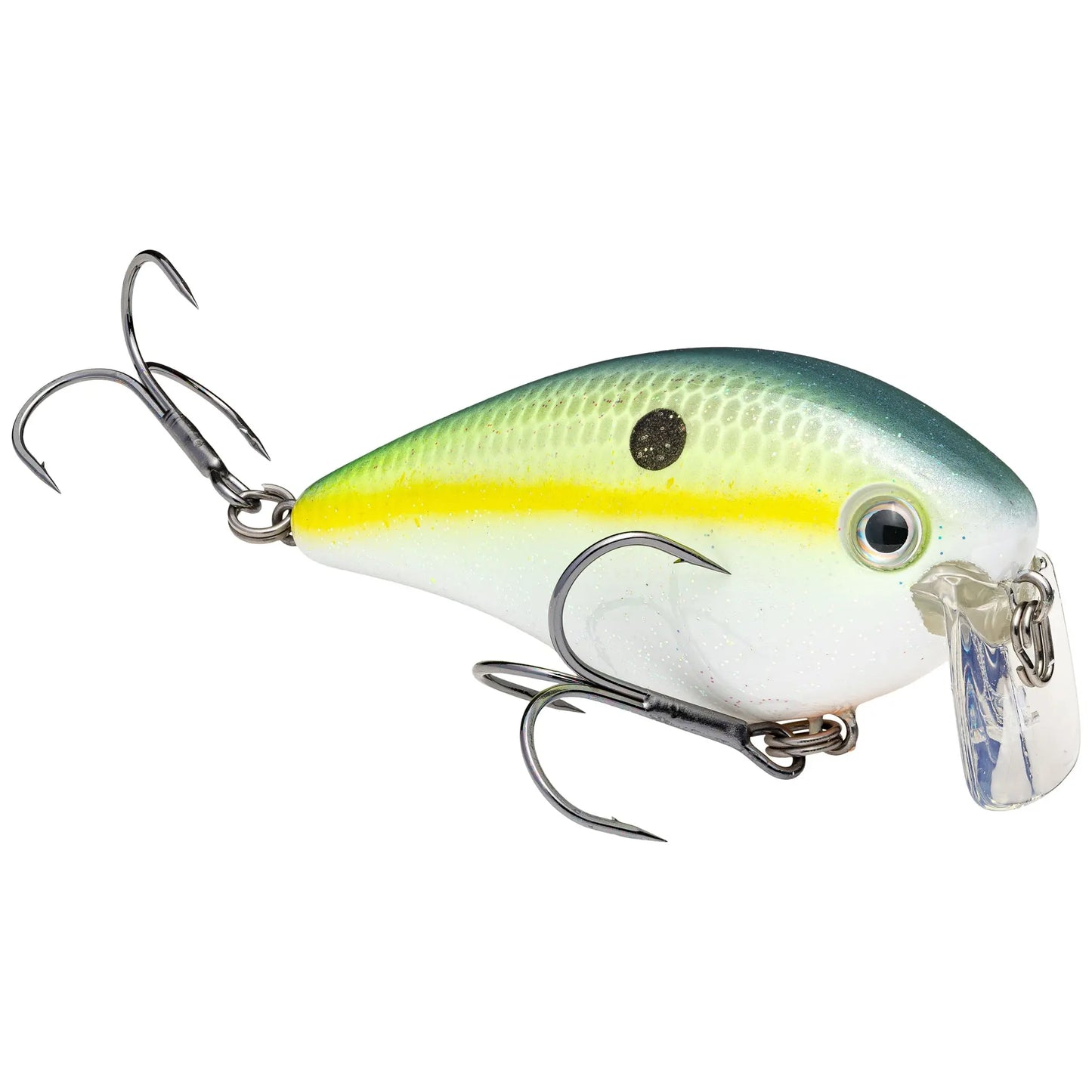 Strike King KVD 2.5 Wake Bait - Chartreuse Sexy Shad - Lucky Lure Tackle
