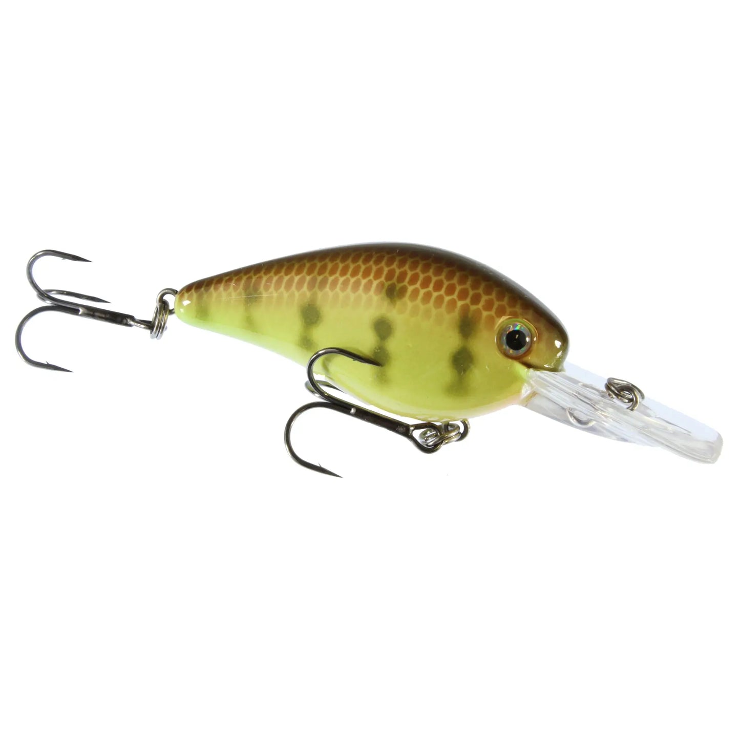 Strike King KVD Deep Diver Squarebill 1.5 - Chartreuse Perch - Lucky Lure Tackle