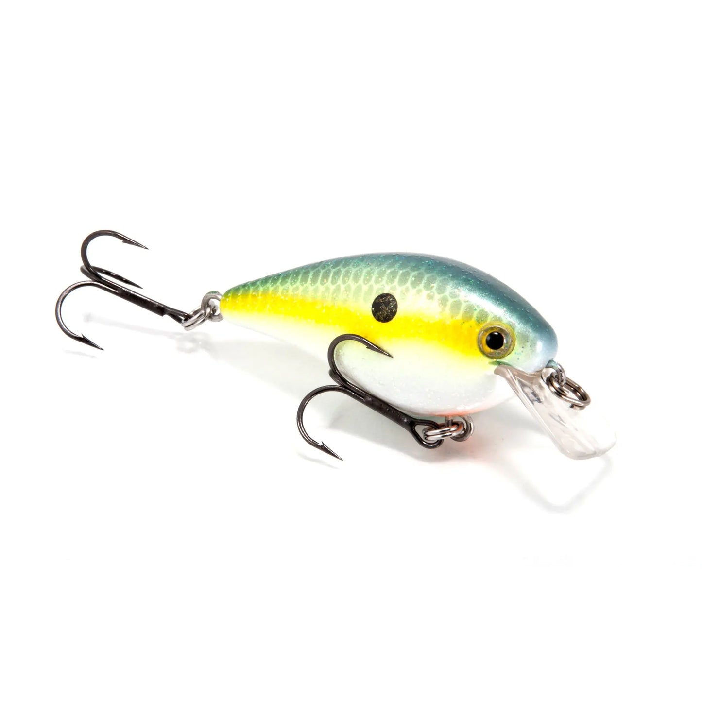 Strike King KVD Shallow Square Bill 1.5 - Chartreuse Sexy Shad - Lucky Lure Tackle