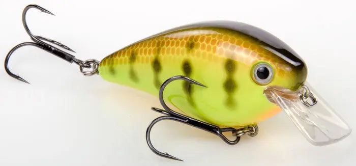 Strike KVD Square Bill 2.5 - Chartreuse Perch - Lucky Lure Tackle