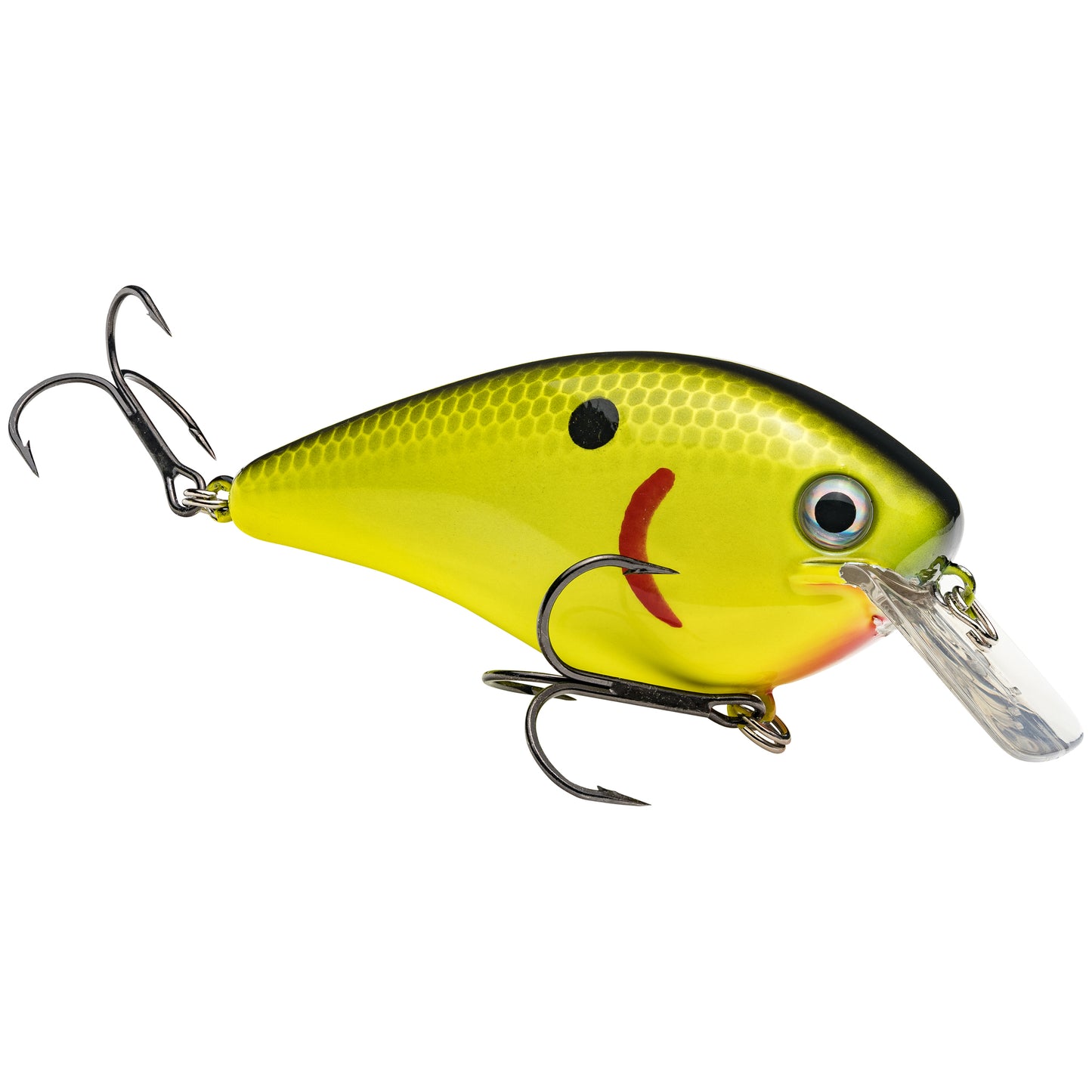 Strike King KVD 4.0 Magnum Squarebill - Black Back Chartreuse