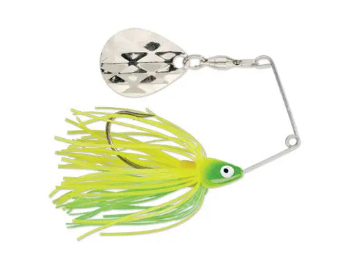 Strike King Mini-King Spinnerbait - Chartreuse/Lime Head Chartreuse/Lime Skirt - Lucky Lure Tackle