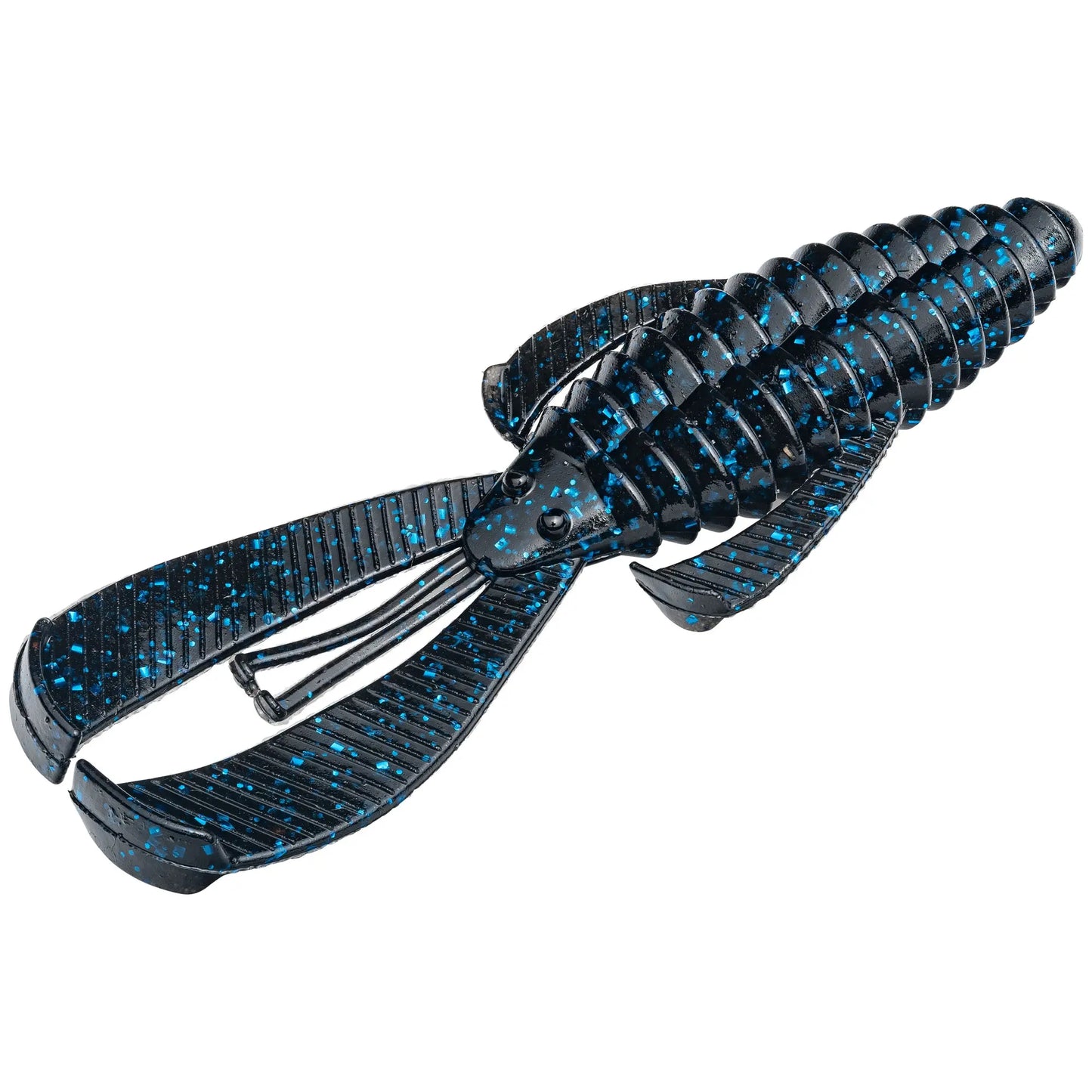 Strike King Midsize Rage Bug - Black Blue Flake 8pk - Lucky Lure Tackle