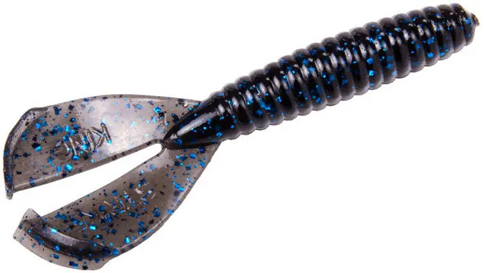 Strike King Rage Menace - Black Blue Flake 8pk - Lucky Lure Tackle