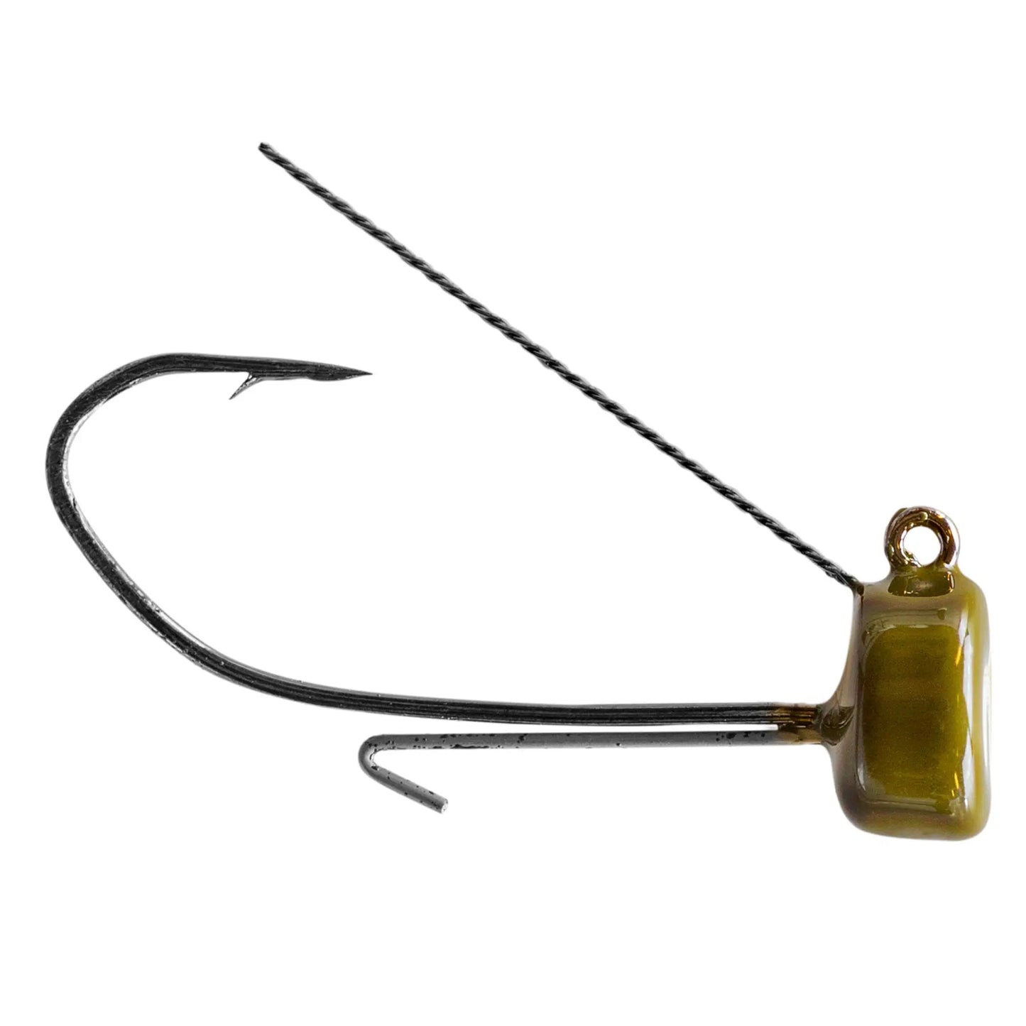 Strike King Tour Grade Ned Rig Head Weedless 3/16oz - Green Pumpkin 3pk - Lucky Lure Tackle
