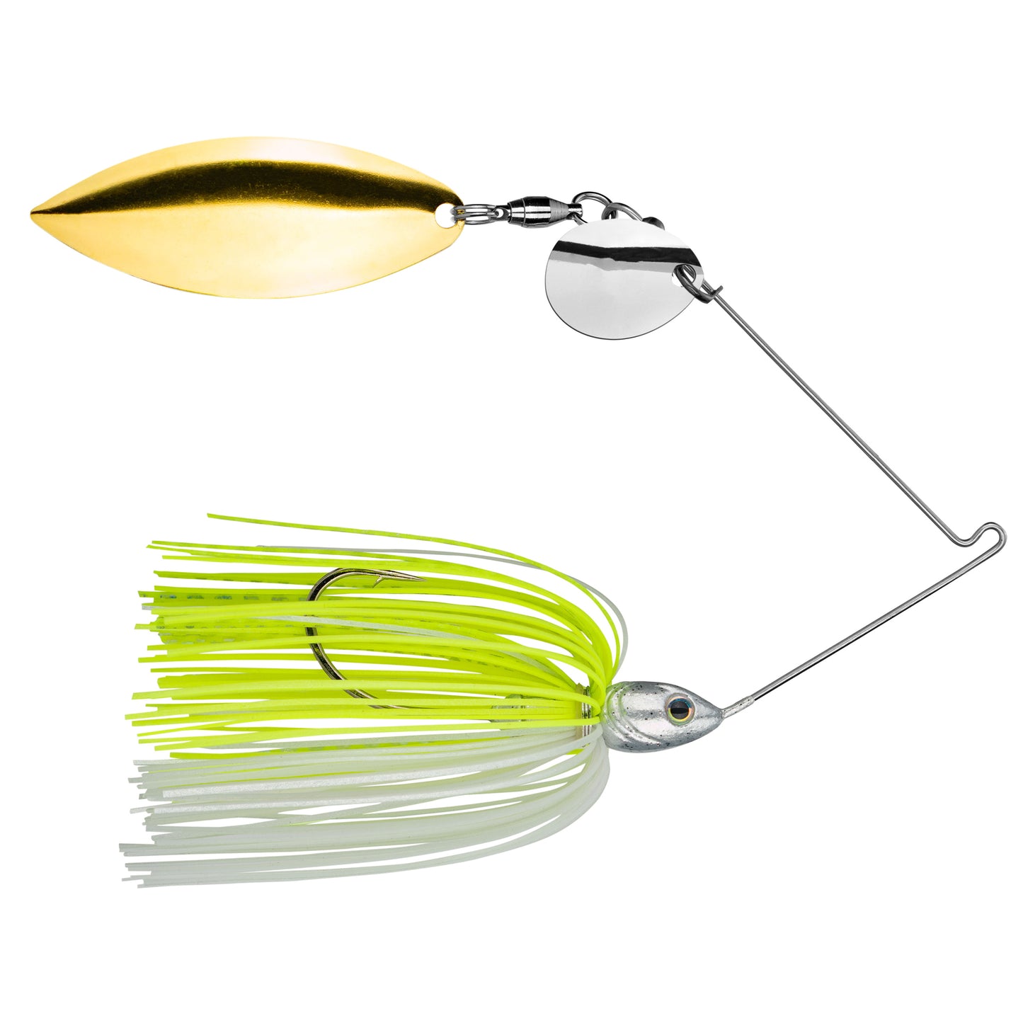 Strike King Tour Grade Spinnerbait 3/8 oz Colo/Willow - Chart/White