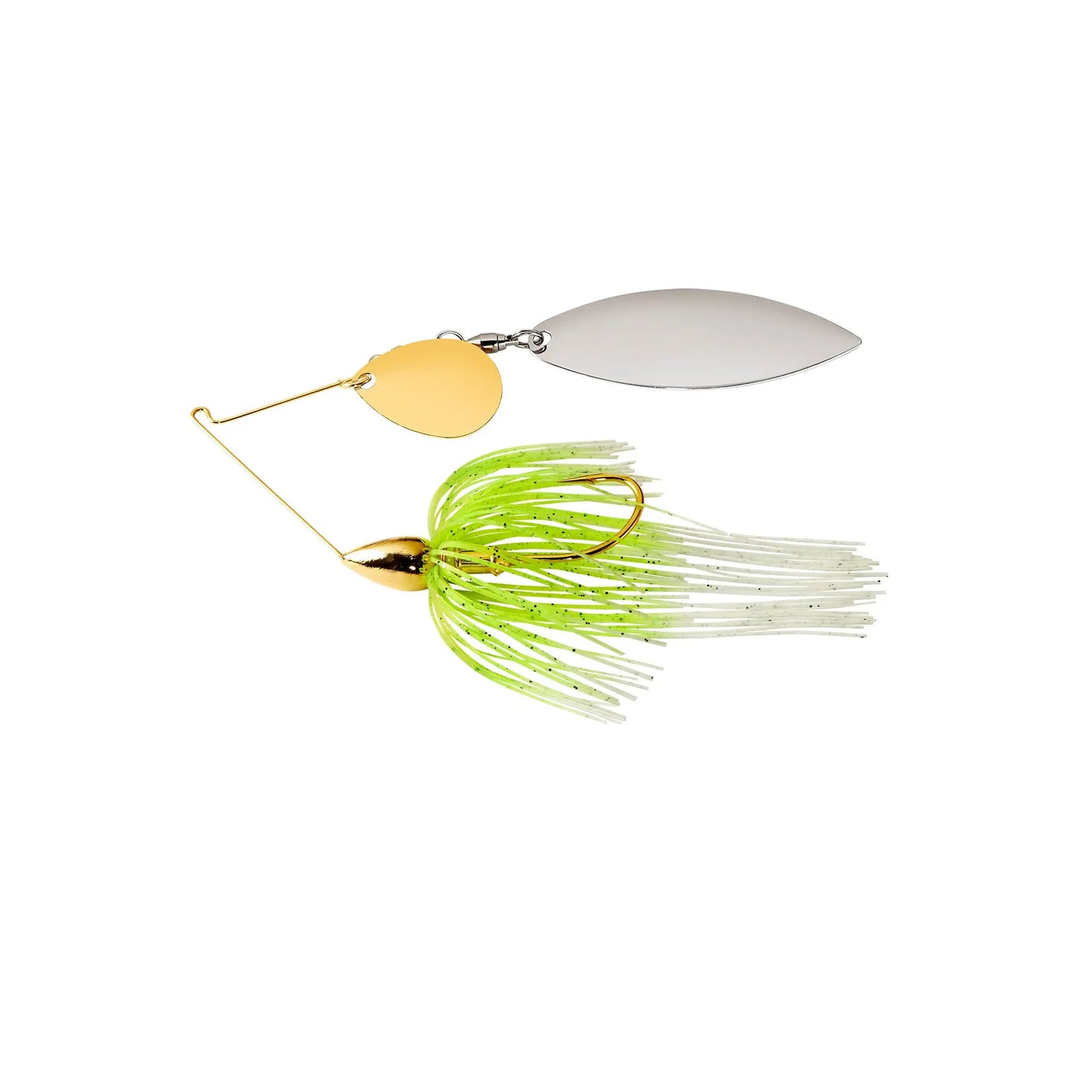War Eagle Colorado/Willow 1/2oz Gold White Chart - Lucky Lure Tackle