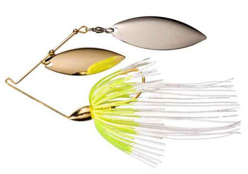 War Eagle 2-Willow 1/4oz Gold White Chartreuse