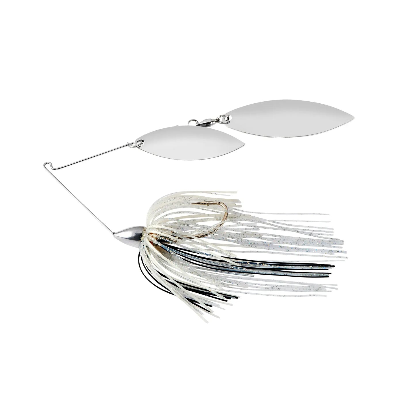 War Eagle 2-Willow 3/8oz Nickel Silver Shiner - Lucky Lure Tackle