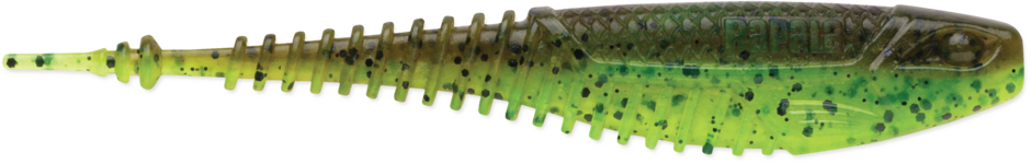 Rapala Crush City Freeloader - Green Pumpkin Chart. Pepper 6pk