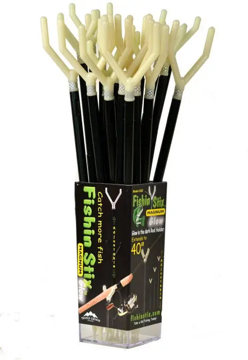 Fishin' Stix Tackle 40" Glow Extendable Rod Holder 1pc - Lucky Lure Tackle