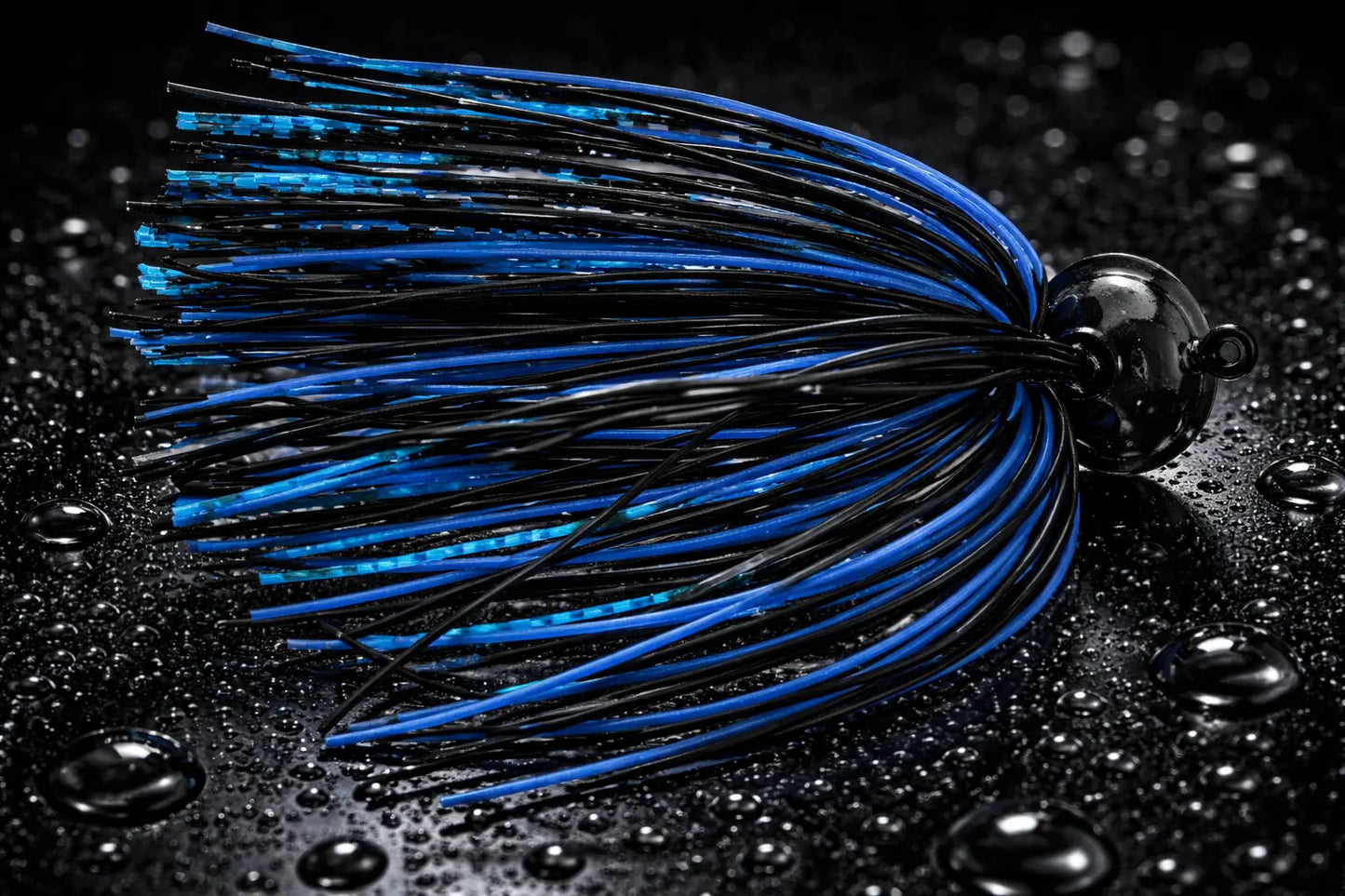 Hag's Tsunami Tungsten Football Jig 3/4 oz-Black & Blue