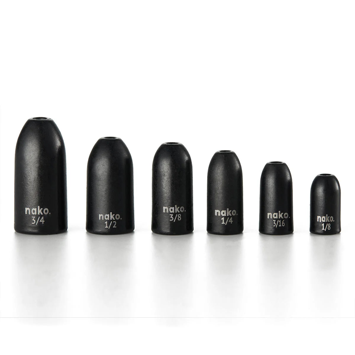 Nako 1/8oz Tungsten Worm Weight - 5pk