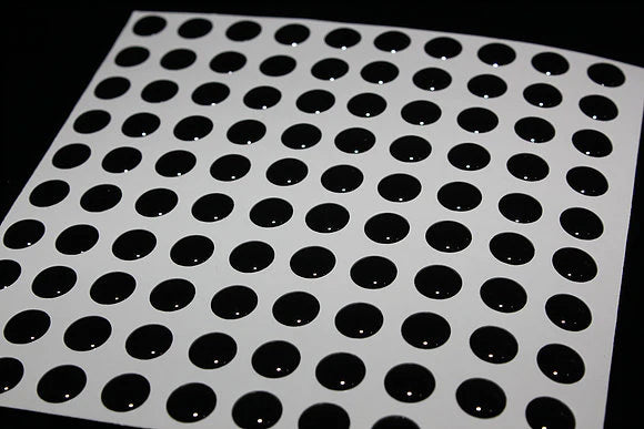 6th Sense Crush 3D Eyes - 6mm Black 100pc