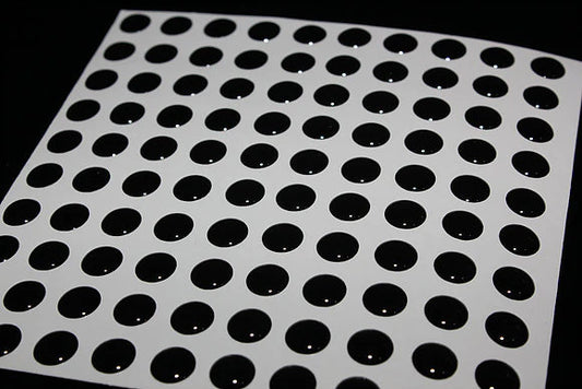 6th Sense Crush 3D Eyes - 6mm Black 100pc