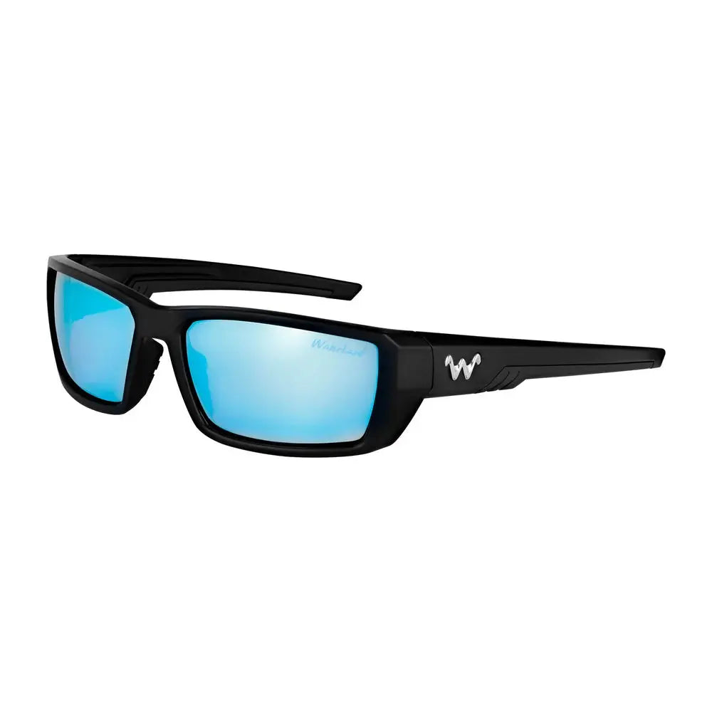 Waterland Ashor Sunglasses - Matte Black - Blue Mirror - Lucky Lure Tackle