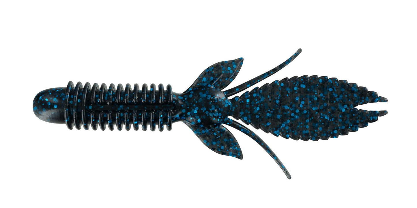 Big Bite Baits 4.5" BFE /Black Blue Flake 6pk