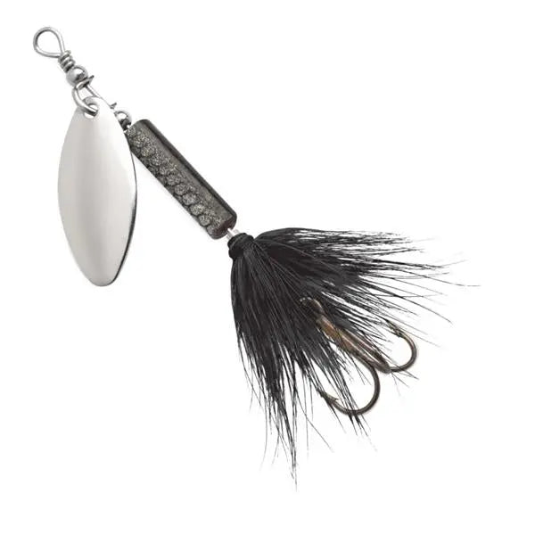 Blue Fox WhipTail In-Line Spinner 1/8oz Sz 1 - Black - Lucky Lure Tackle