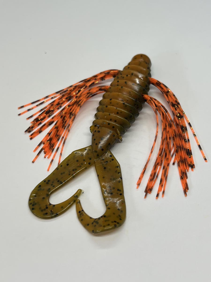 Tightline UV Whisker BIG'N Bug RATTLING 4" - UV Craw w/ Craw Tiger 4pk