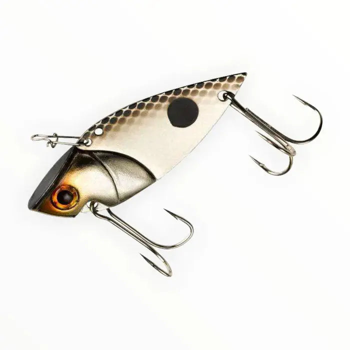 Cotton Cordell Gay Blade 3/8oz - Chrome/Black Back - Lucky Lure Tackle