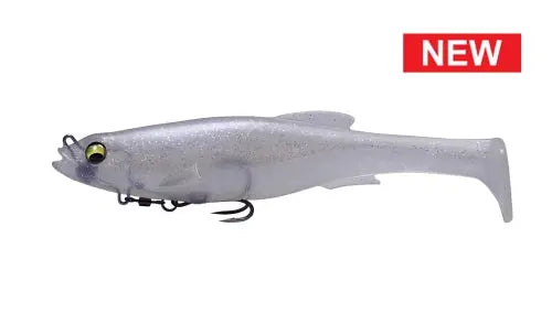 Megabass MAGDRAFT 6" Swimbait- Ghost Shad Solid Megabass