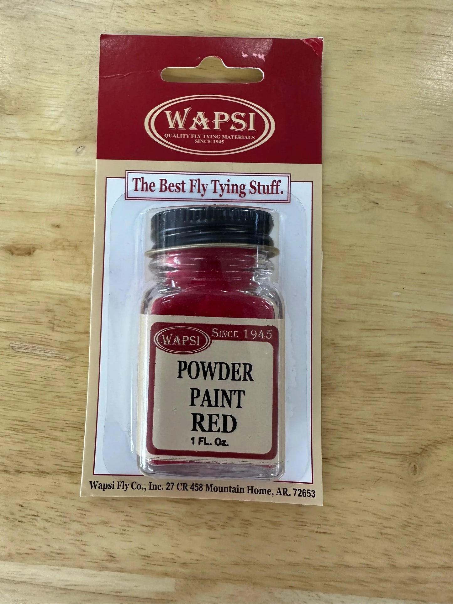 Wapsi Powder Paint - Red 1 Fl Oz - Lucky Lure Tackle