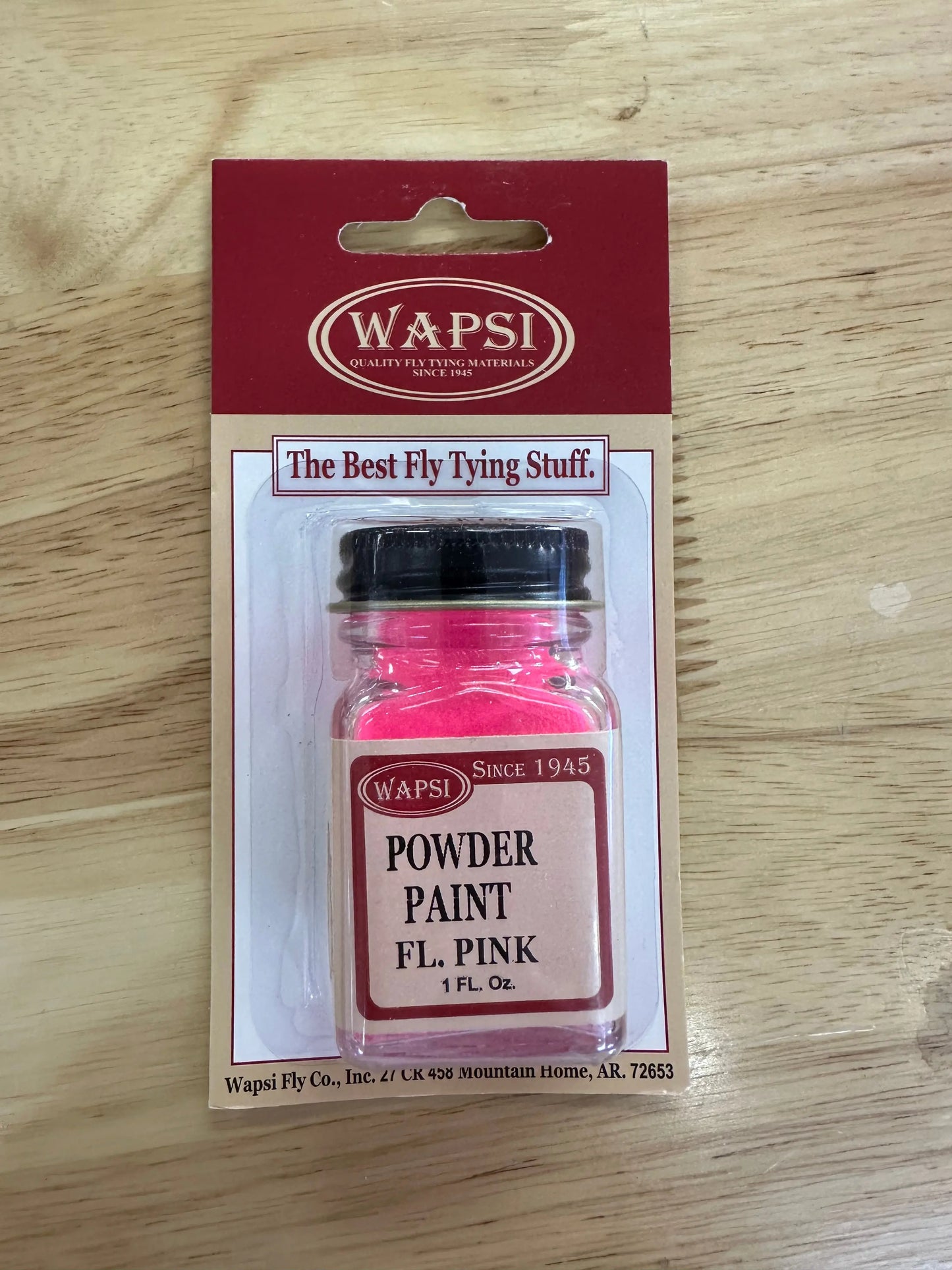 Wapsi Powder Paint - Fl. Pink 1 Fl. Oz. - Lucky Lure Tackle
