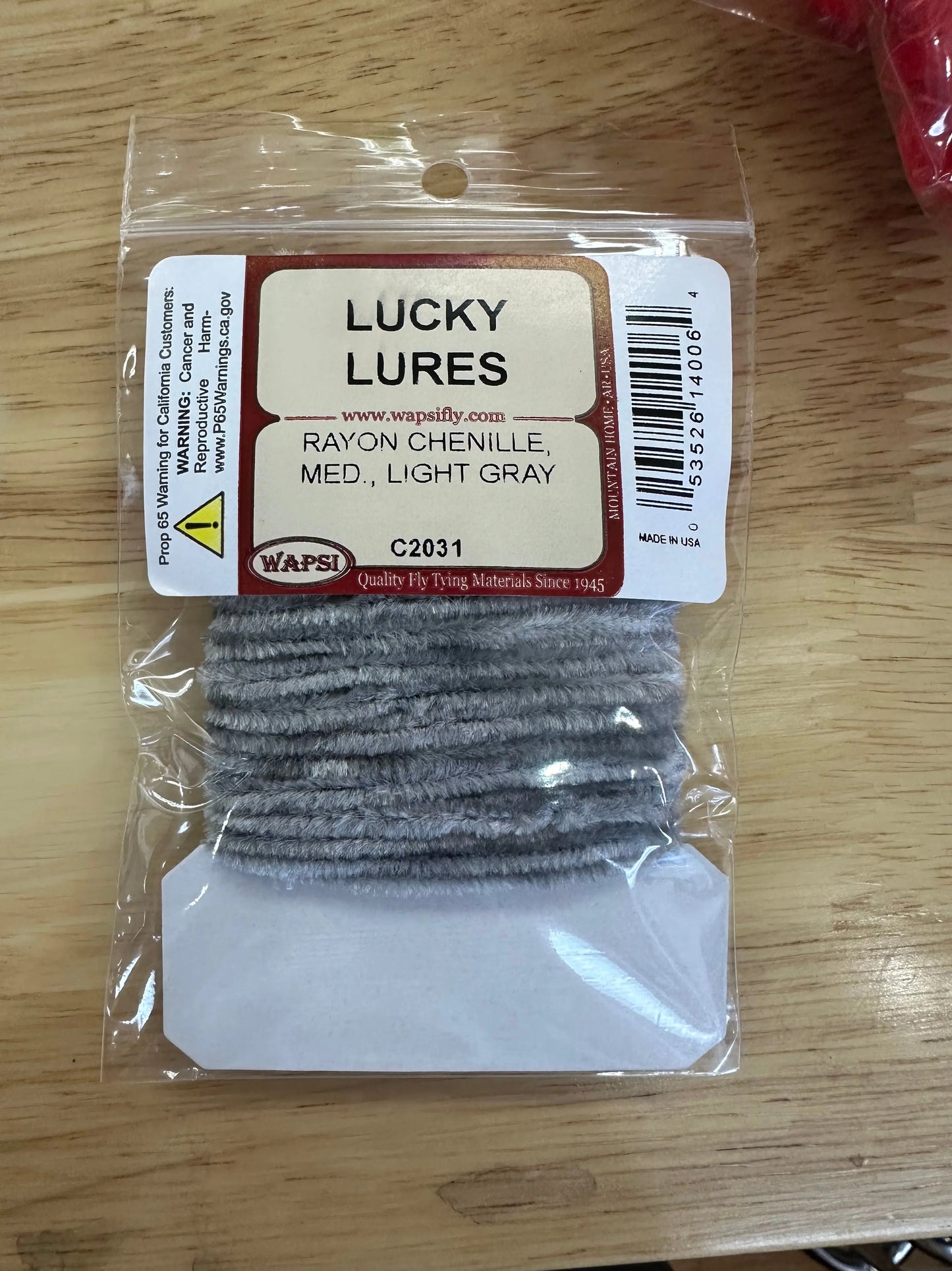 Wapsi Rayon Chenille Med - Light Gray Wapsi