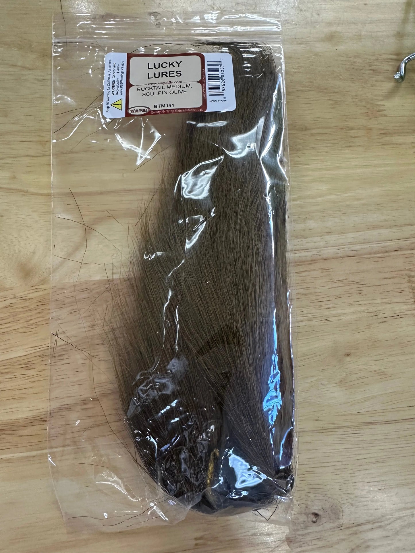 Wapsi Bucktail Medium - Sculpin Olive - Lucky Lure Tackle