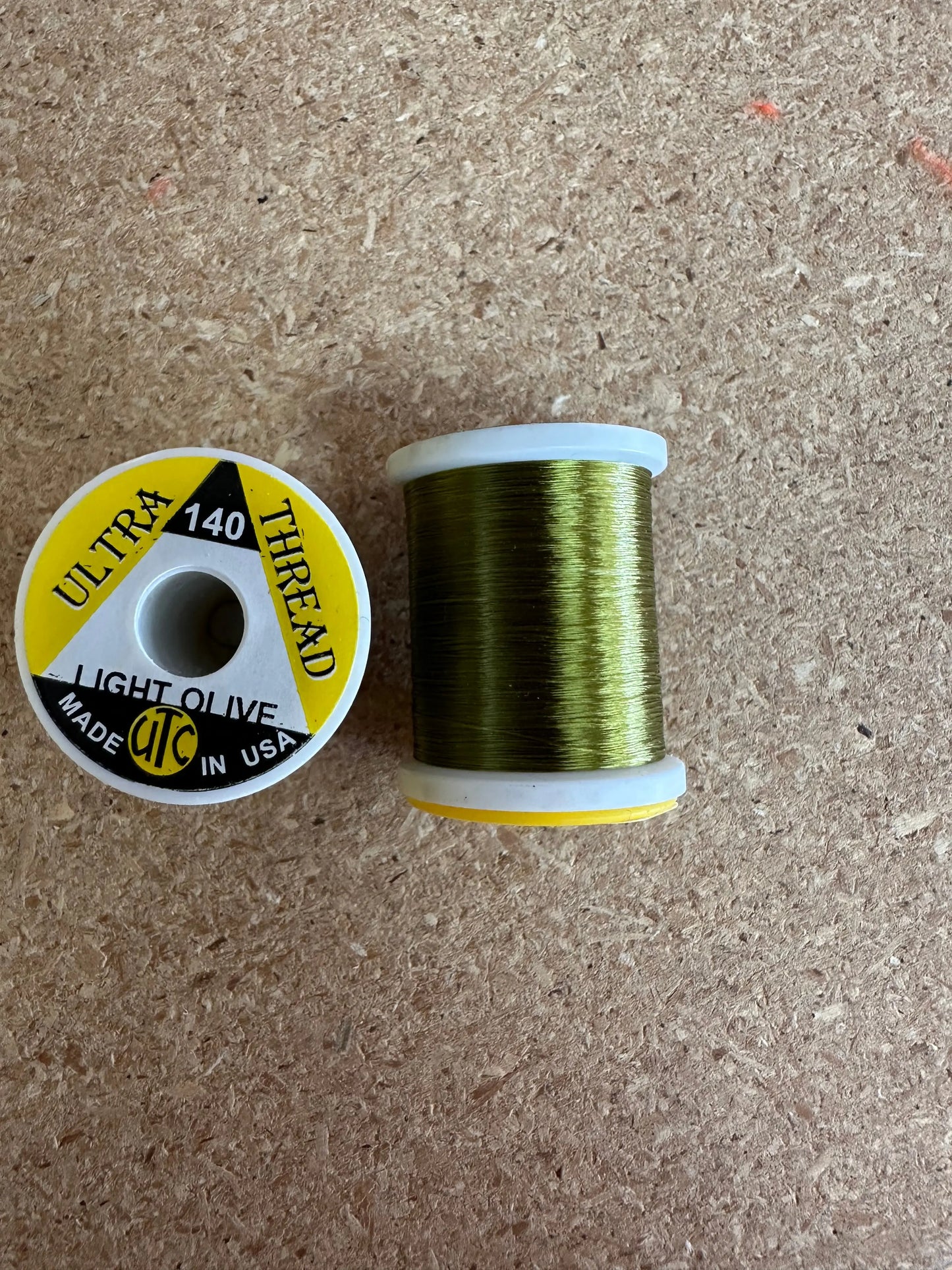 Wapsi Ultra Thread 140 - Light Olive - Lucky Lure Tackle
