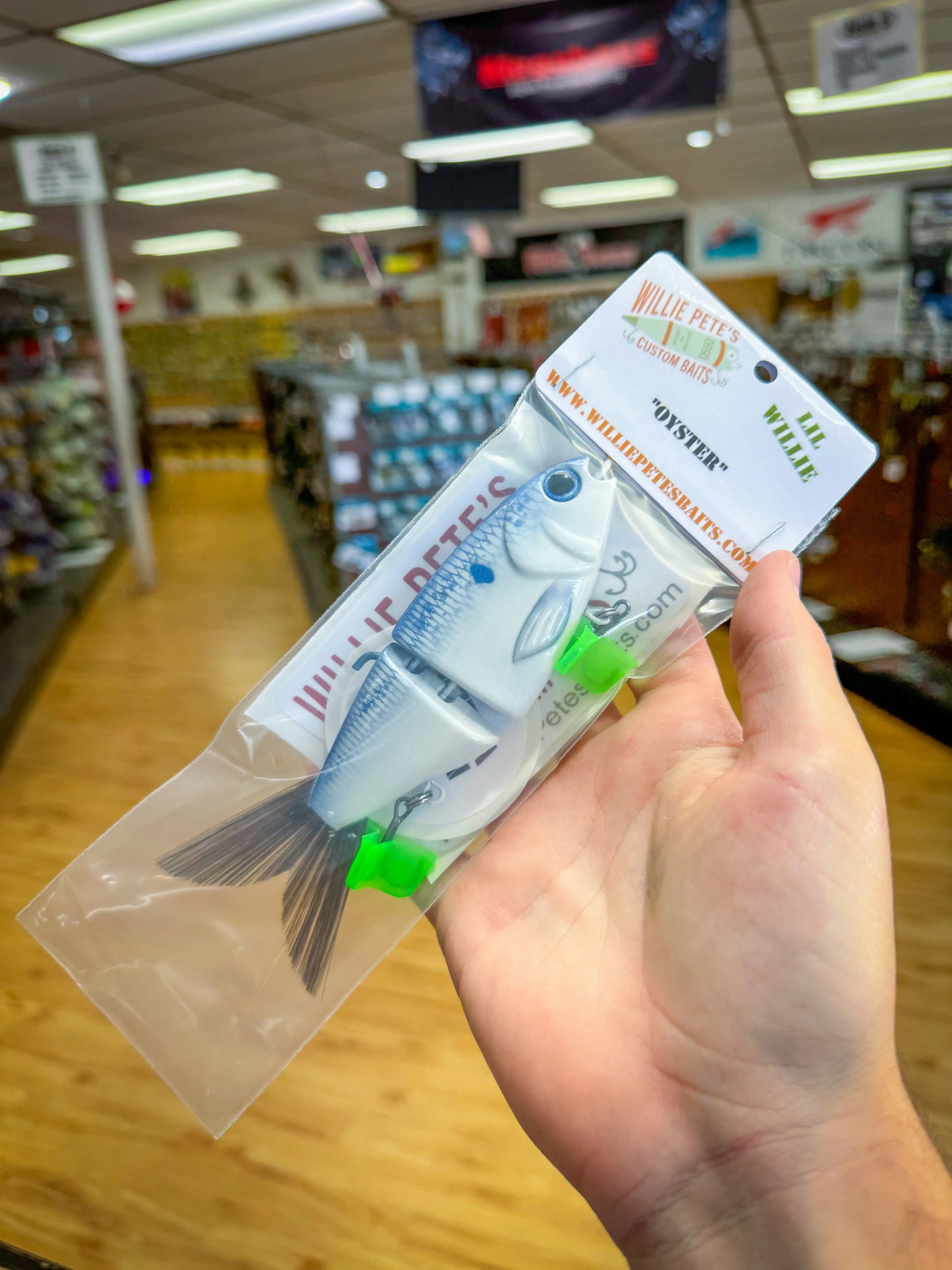 Willie Pete’s Lil Willie - Oyster - Lucky Lure Tackle