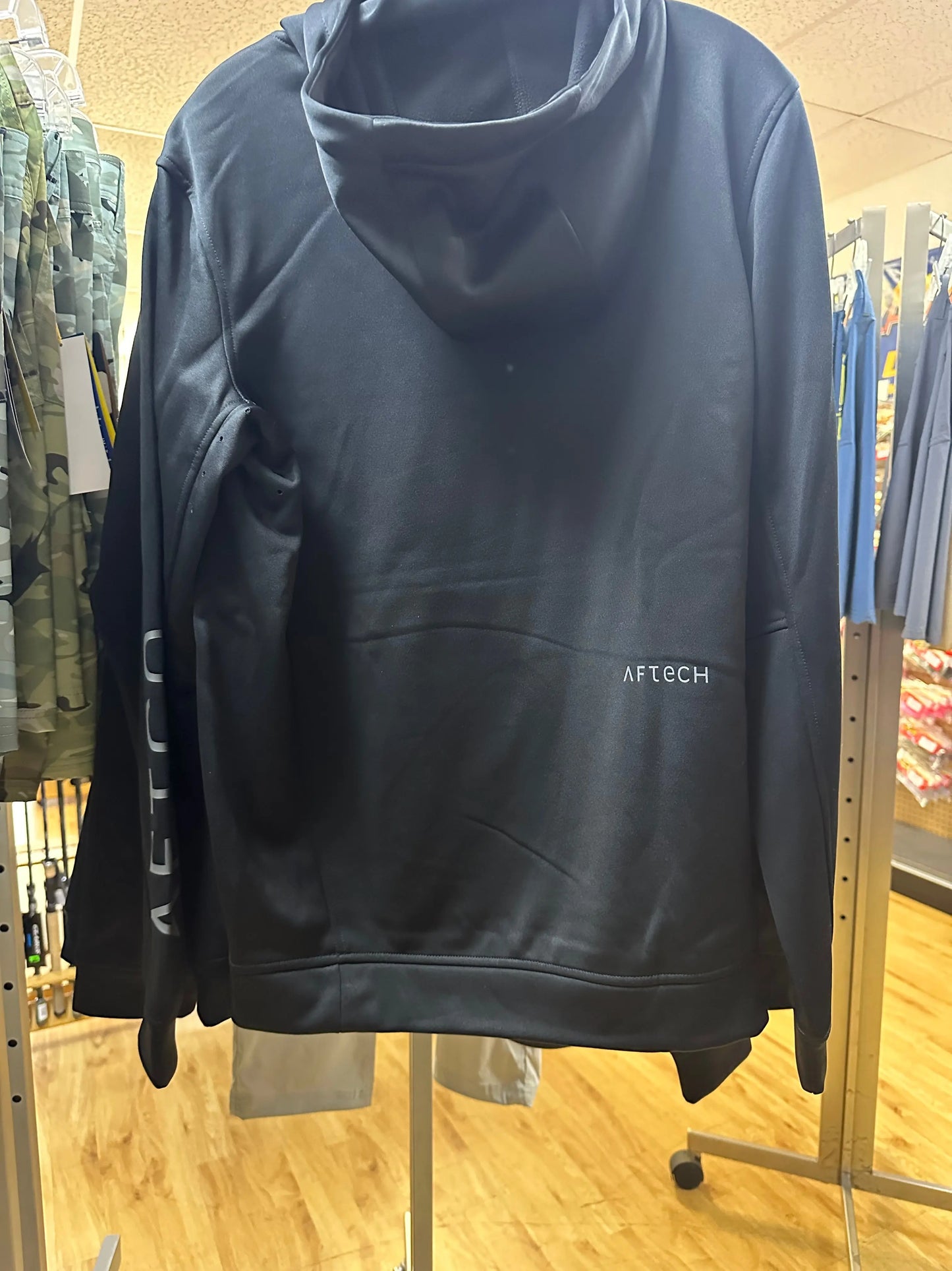 AFTCO Jason Christie Slow Roll Reaper FLC Hooded S - Black - Lucky Lure Tackle