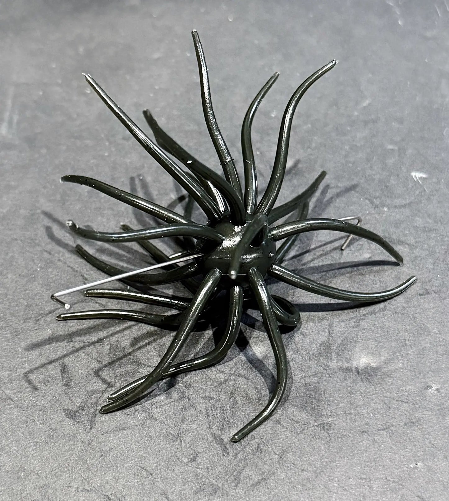 Hags's Prickly Pear Mesquite Magic Soft Plastic lure featuring wispy tentacles and compact finesse profile for pressured bass and finicky fish