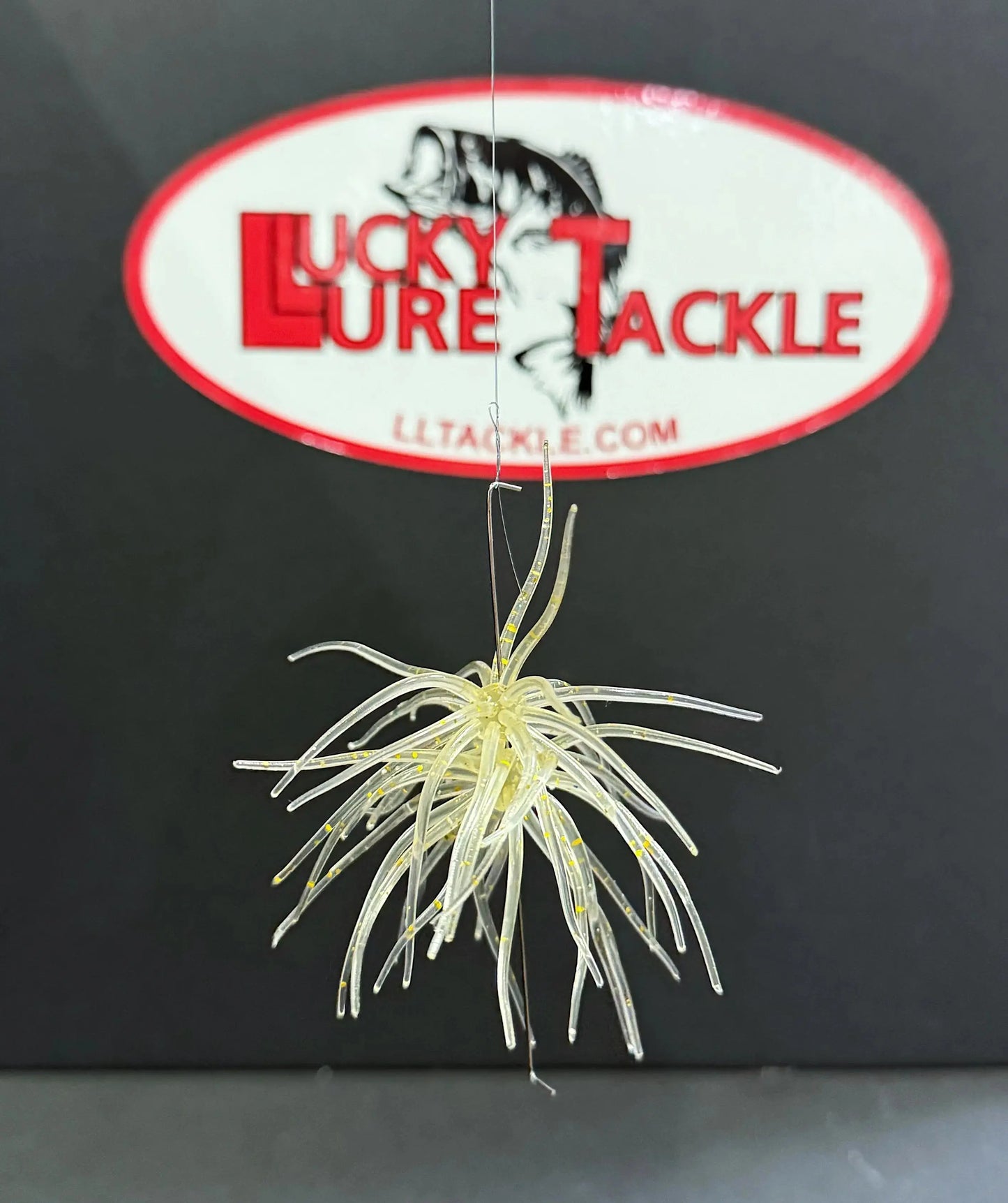 Hags's Prickly Pear Mesquite Magic Soft Plastic lure featuring wispy tentacles and compact finesse profile for pressured bass and finicky fish