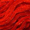 Hareline UV Galaxy Mop Chenille - Red - Lucky Lure Tackle