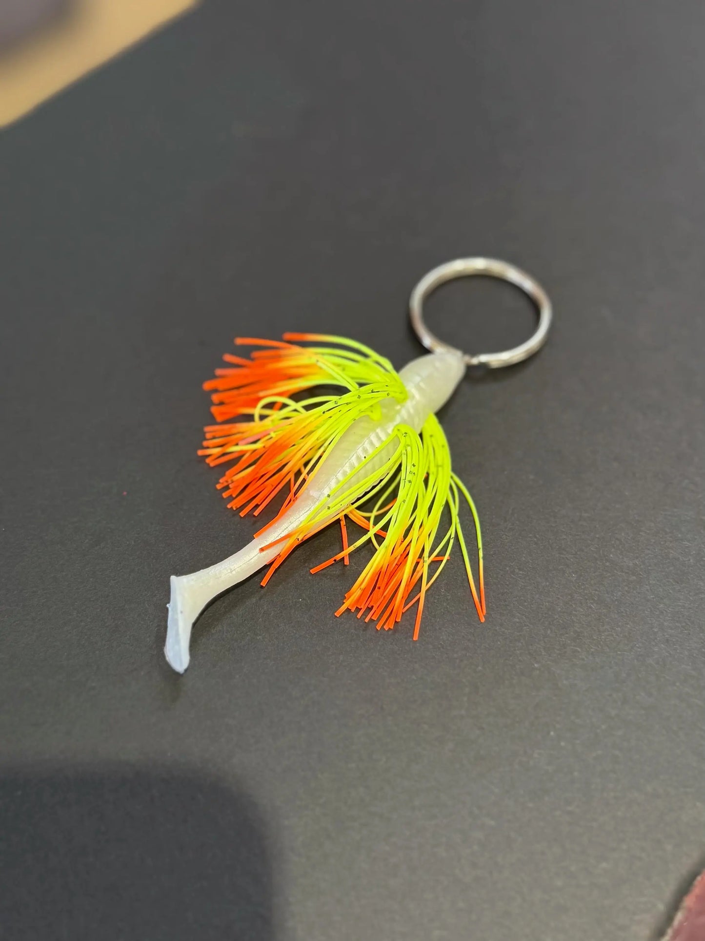 Tightlines UV Sow Belly Rattling 3.5" - Pearl w/ Salt Fire 4pk - Lucky Lure Tackle