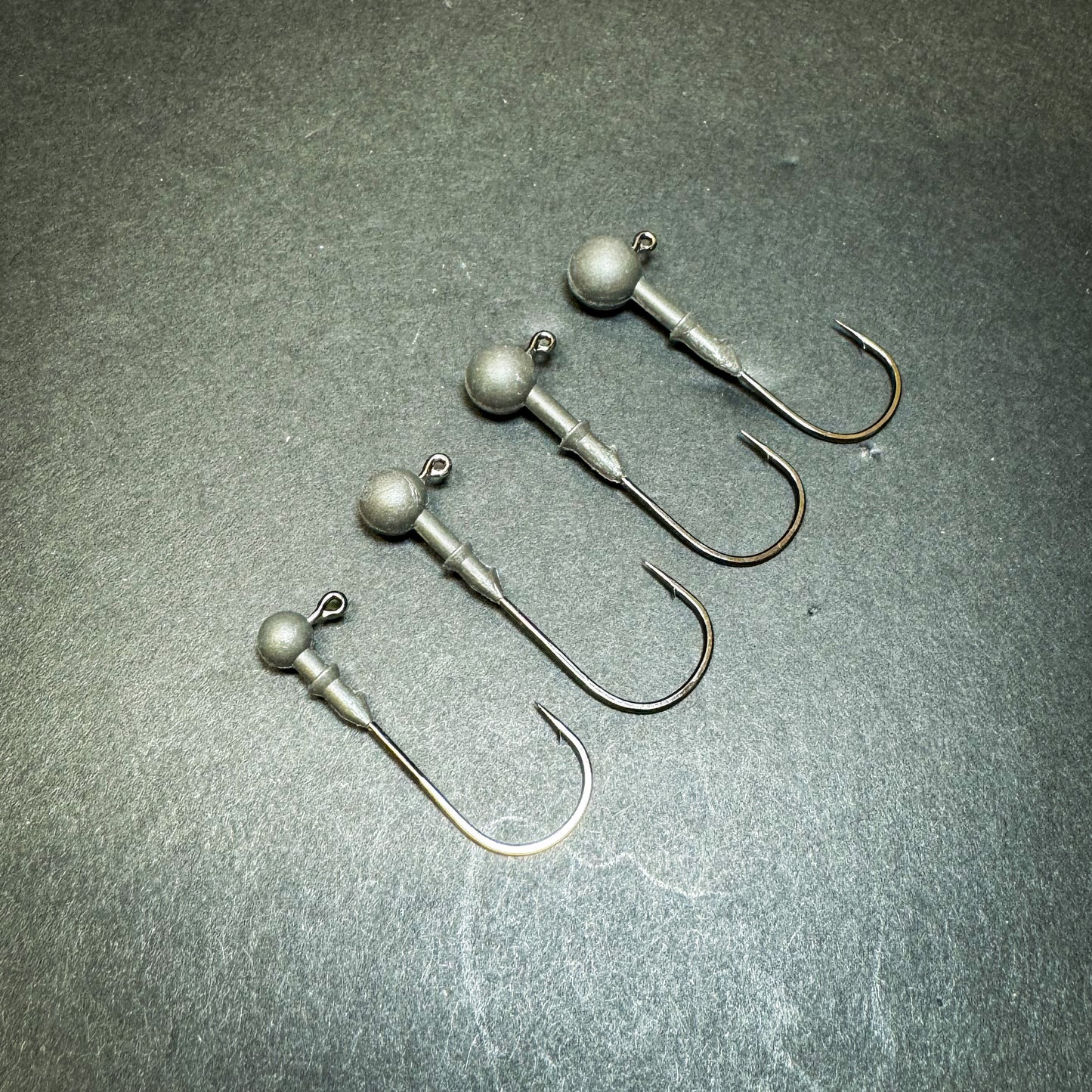 Juice's Tungsten-Resin Round Jig Head 3/16 oz 3/0 4pk