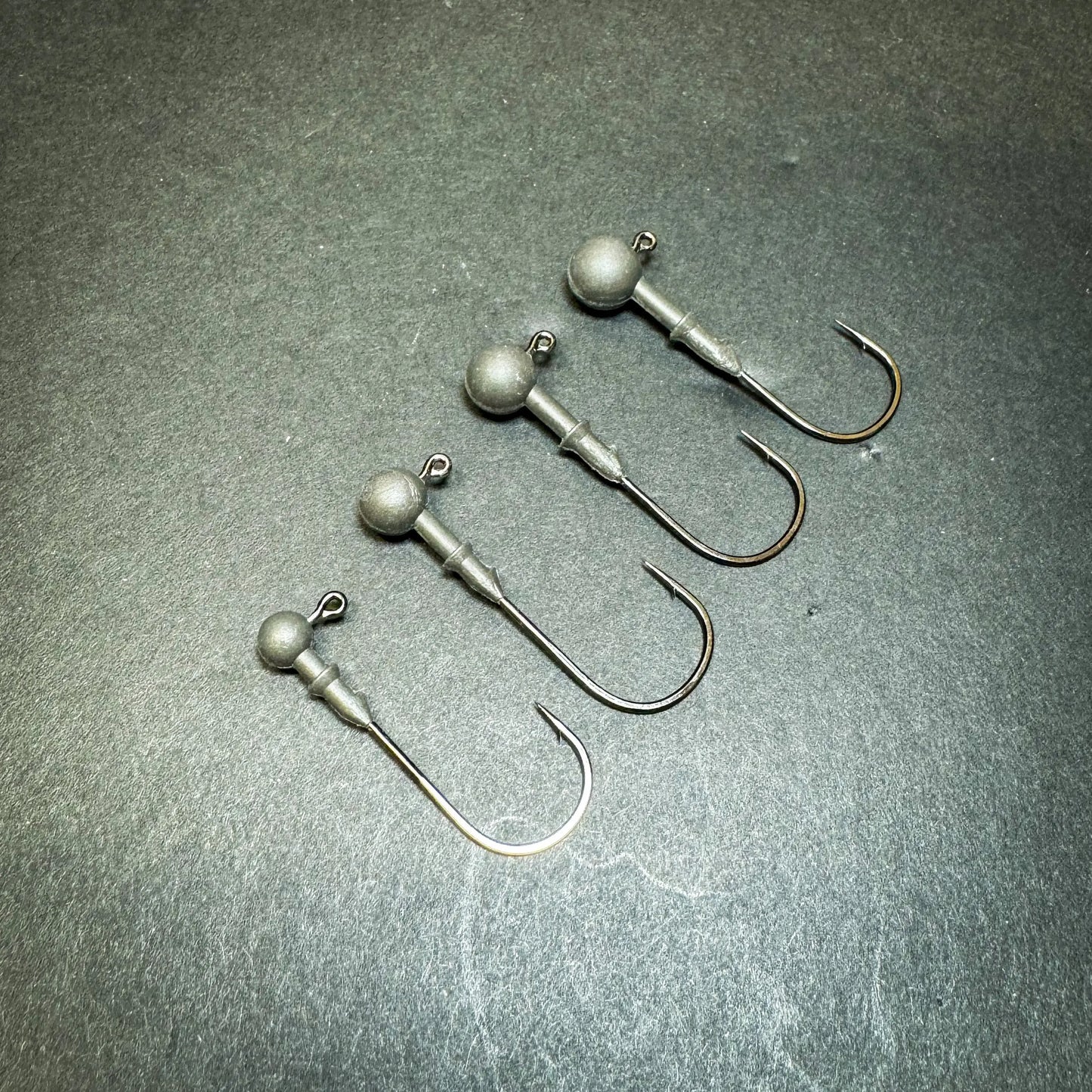 Juice's Tungsten-Resin Round Jig Head 3/16 oz 3/0 4pk - Lucky Lure Tackle