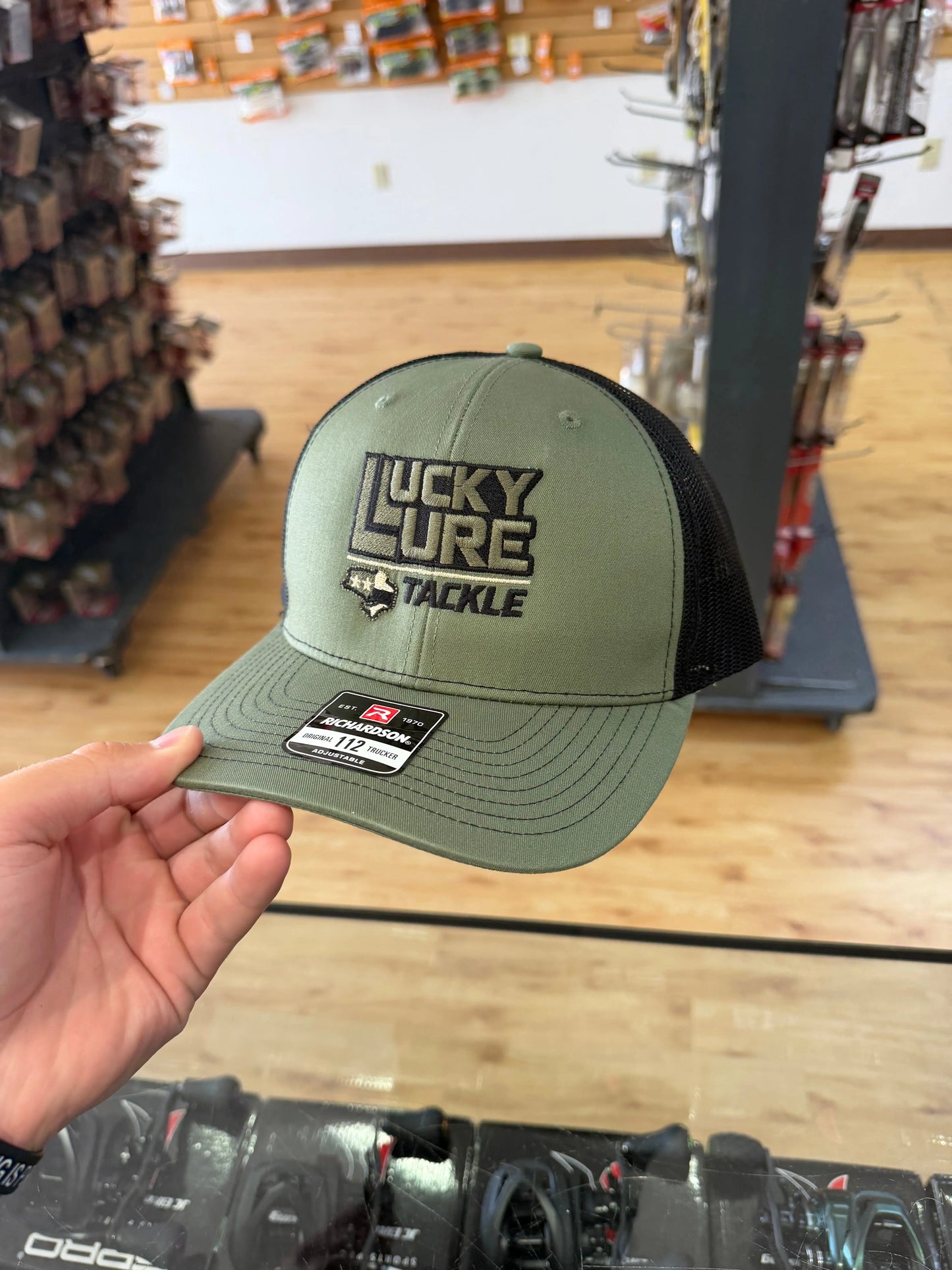 Lucky Lure Tackle Hat - Marine Green