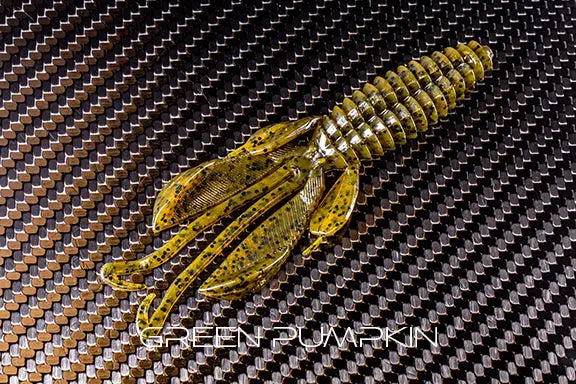 Reaction Innovations Kinky Beaver - Green Pumpkin 7pk - Lucky Lure Tackle